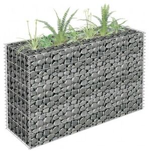 Arriate De Gaviones De Acero Galvanizado 90x30x60 Cm