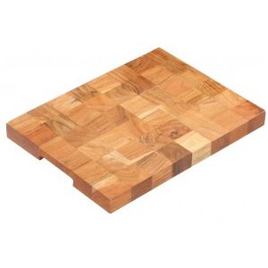 Tabla De Cortar De Madera Maciza De Acacia 40x30x3.8 Cm