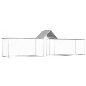 Gallinero De Acero Galvanizado 5x1x1.5 M