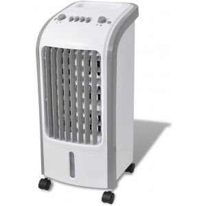 vidaXL Enfriador De Aire Portátil 80 W 4 L 270 M³/h 25x26x56 Cm