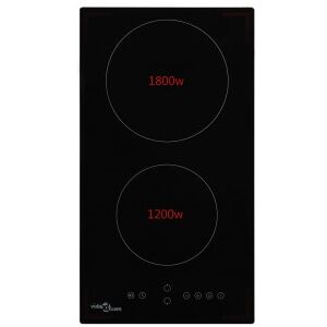 vidaXL Vitrocerámica Con 2 Quemadores Control Táctil 3000 W