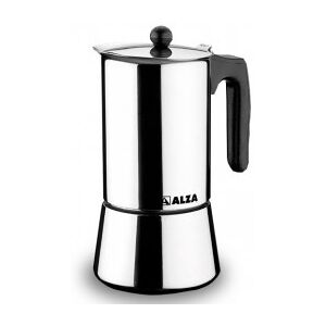 ALZA Cafetera Italiana Alza Basic 6012 12 Tazas Acero Inoxidable