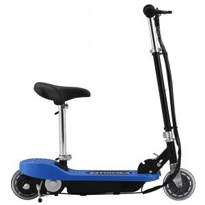 vidaXL Patinete Eléctrico Con Asiento Azul 120 W