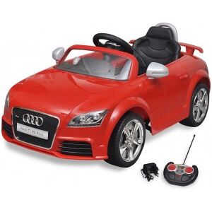 vidaXL Coche De Juguete Rojo Con Mando. Modelo Audi Tt Rs