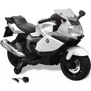 vidaXL Moto Eléctrica De Juguete Color Blanca. Modelo Bmw 283 6 V