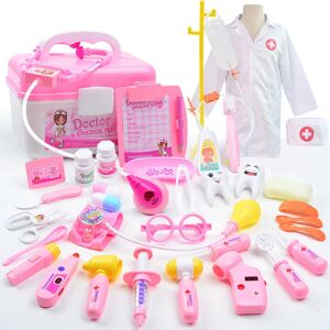 AliExpress Conjunto de juguetes médicos para niños, 26-49 piezas, Maleta, herramienta médica de enfermería, Kit