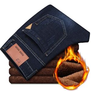 AliExpress Pantalones vaqueros cálidos para actividades para hombre, Jeans suaves y cálidos de alta calidad