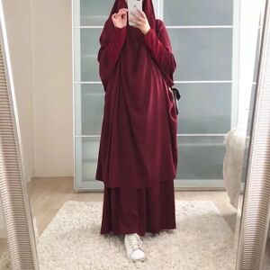 AliExpress Vestido musulmán de oración Ramadán eid para mujer, ropa abaya jilbab, hijab largo, Túnica khimar,