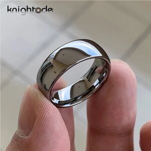 AliExpress Anillo de carburo de tungsteno de alta calidad para hombre y mujer, sortija de compromiso de boda,