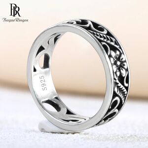 AliExpress Anillo de plata de primera marca para mujer, sortija de aniversario, joyería fina, regalo, 6-10