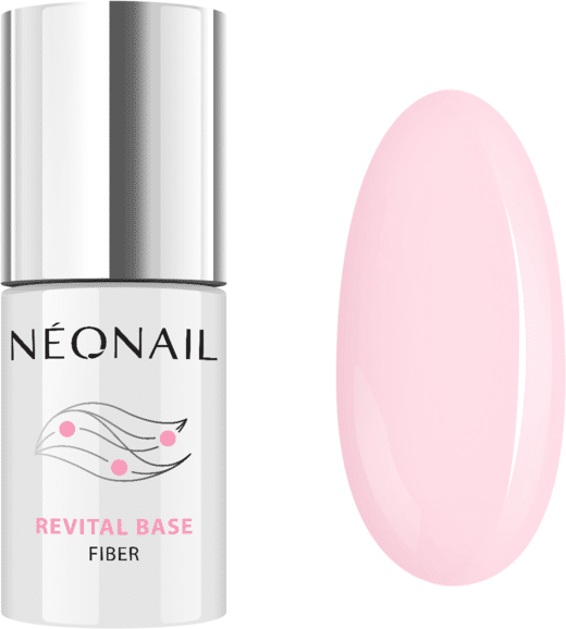 Esmalte semipermanente 7,2 ml - Revital Base Fiber Rosy Blush Esmalte semipermanente 7,2 ml - Revital Base Fiber Rosy Blush