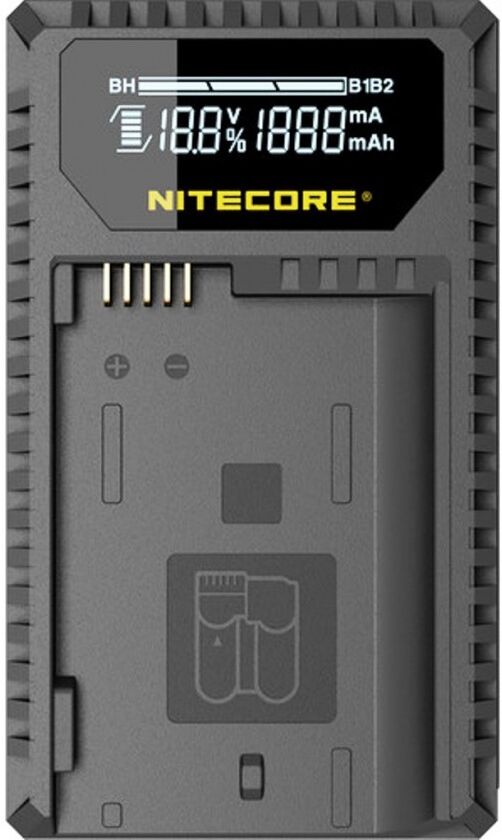 Nitecore Unk1 Cargador Nikon En-el14/14a/15 Dual(2baterias 1 Usb) Nitecore Unk1 Cargador Nikon En-el14/14a/15 Dual(2baterias 1 Usb)