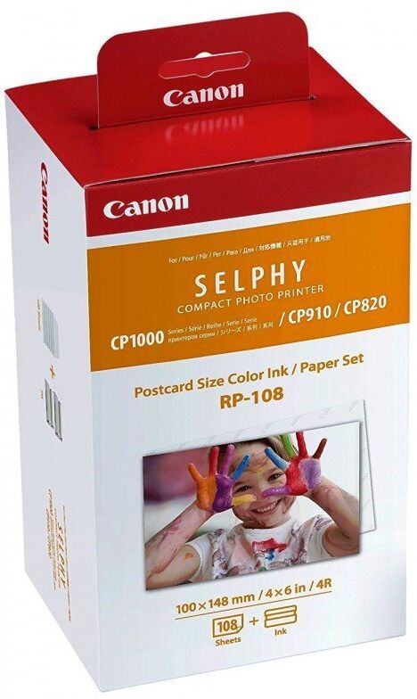 Canon Rp108 Papel Fotografico Y Cartucho Selphy