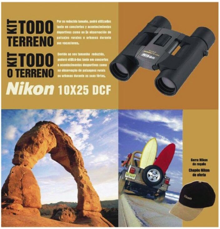 Nikon Sportstar 10 X 25 Kit T. Terreno Nikon Sportstar 10 X 25 Kit T. Terreno