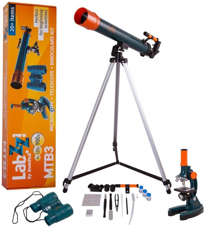 Levenhuk Labzz Mtb3 Kit Microscopio/telescopio/binoculares Levenhuk Labzz Mtb3 Kit Microscopio/telescopio/binoculares