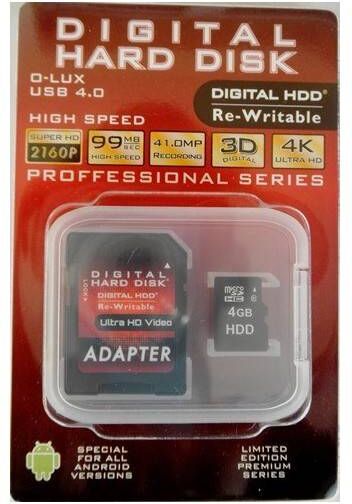 Hdd Tarjeta Memoria Micro Sd 4gb (class10) Hdd Tarjeta Memoria Micro Sd 4gb (class10)