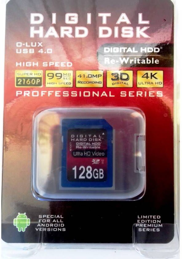 Hdd Tarjeta Sd 128gb (class10) Hdd Tarjeta Sd 128gb (class10)