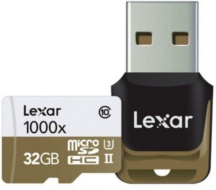 Lexar Micro Sdhc 32 Gb 150m/s + Lector Usb 3.0