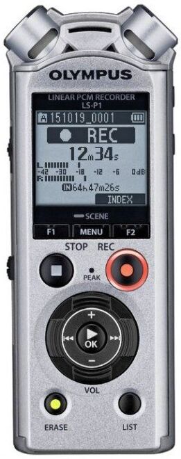 Olympus Ls-p1 Grabadora Audio 4gb Plata