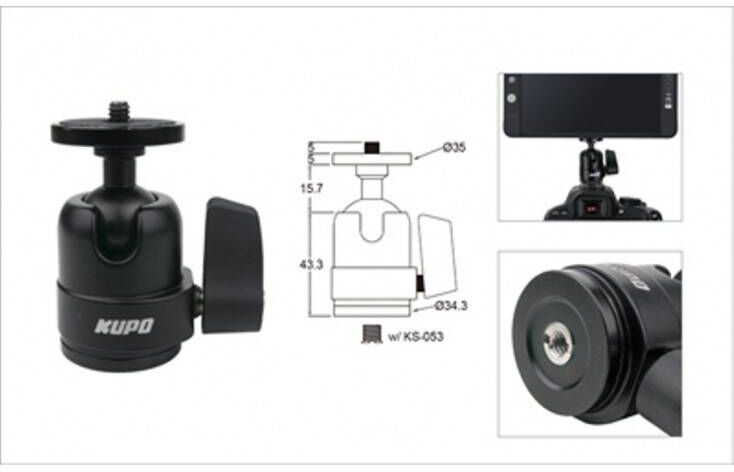 Kupo Rotula De Bola Ks-cb05 (midi Ball Head) Kupo Rotula De Bola Ks-cb05 (midi Ball Head)