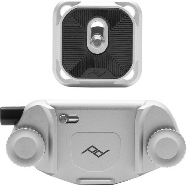 Peak Design Capture Clip V3 Con Zapata Plata Peak Design Capture Clip V3 Con Zapata Plata