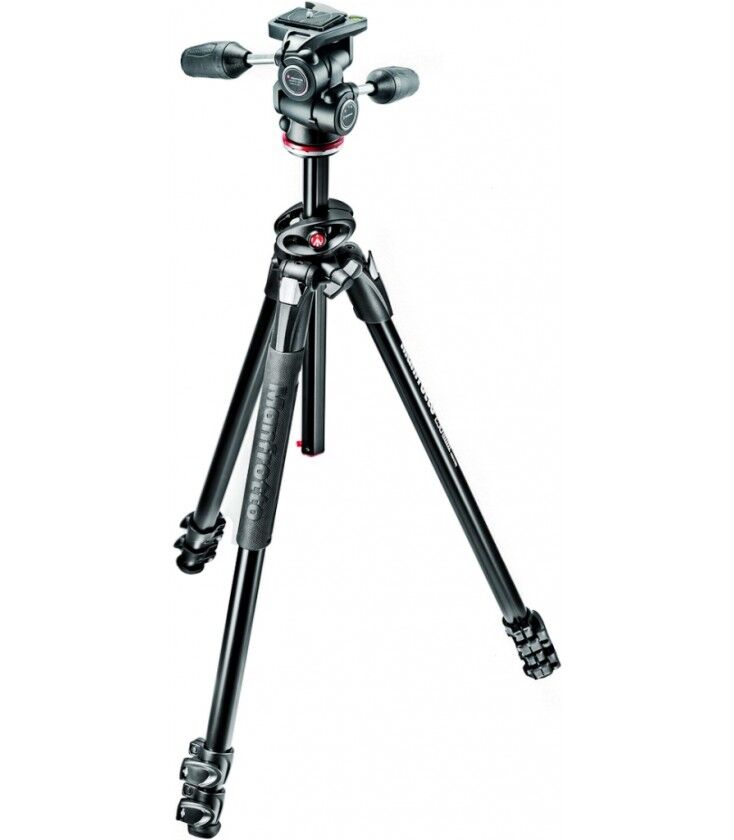 Manfrotto Mk290dua3-3w Trípode Alu 3 Secciones + Rótula Mh804-3w