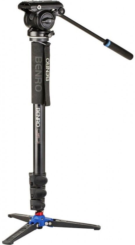 Benro Monopie Video  A48fd Con Rotula S4pro Benro Monopie Video  A48fd Con Rotula S4pro