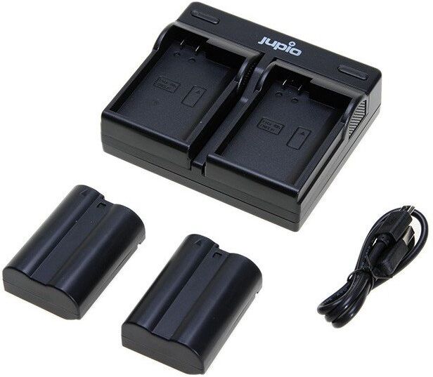Jupio Kit Cargador Dual Usb + 2 Baterias En-el15 (cni1004) Jupio Kit Cargador Dual Usb + 2 Baterias En-el15 (cni1004)