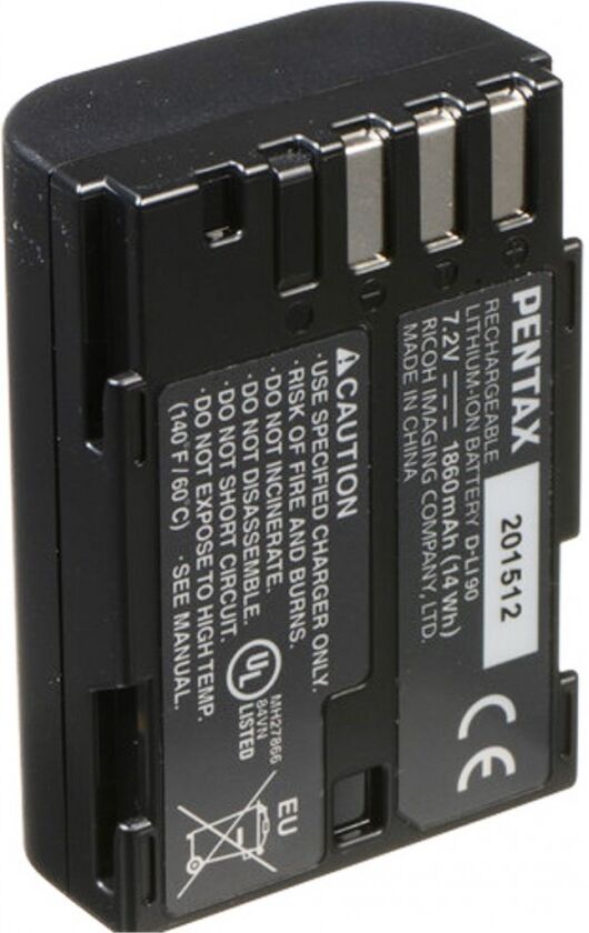 Pentax Batería D-li90 - K-5, K-5ii, K-5ii, K-7, K-01, K-3, K-3 Prestige Edicion, 645d Y 645z Pentax Batería D-li90 - K-5, K-5ii, K-5ii, K-7, K-01, K-3, K-3 Prestige Edicion, 645d Y 645z