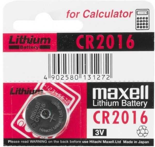 Maxell Pila De Boton Cr2016