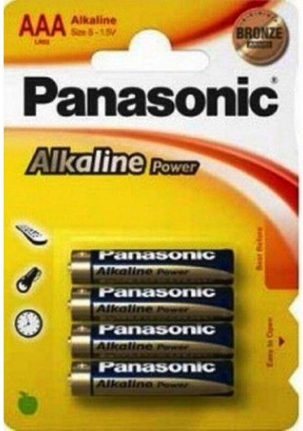 Panasonic Lr3 Aaa Pack 4 Pilas Alcalinas Panasonic Lr3 Aaa Pack 4 Pilas Alcalinas