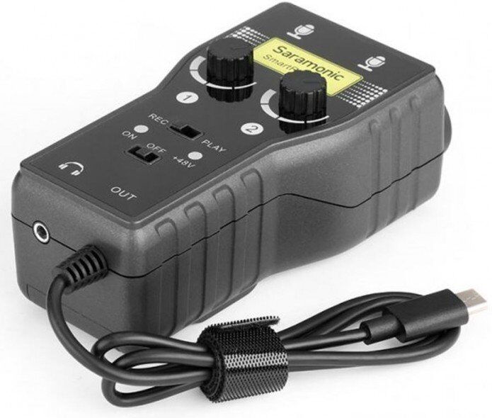 Saramonic Adaptador Smart Rig + Uc De Microfono/guitarra Saramonic Adaptador Smart Rig + Uc De Microfono/guitarra
