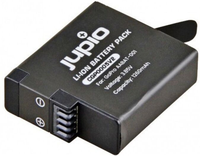 Jupio Bateria Gopro Hero 5, Hero6, Hero7, Hero (2018) 1260mah Jupio Bateria Gopro Hero 5, Hero6, Hero7, Hero (2018) 1260mah
