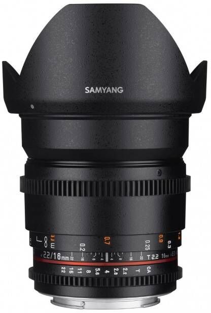 Samyang 16mm T2.2 V-dslr Ed As Umc Cs Sony E Samyang 16mm T2.2 V-dslr Ed As Umc Cs Sony E