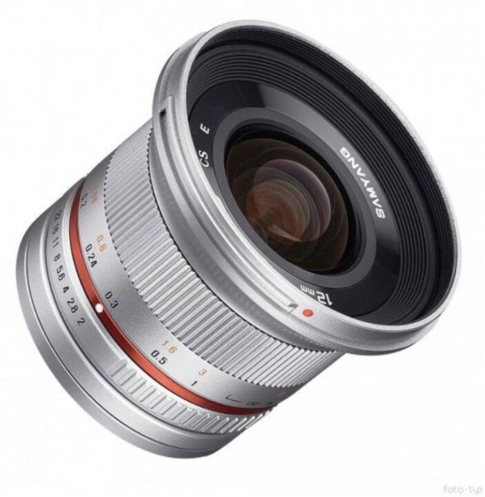 Samyang 12mm F/2.0 Ncs Cs - Sony Plateado Samyang 12mm F/2.0 Ncs Cs - Sony Plateado