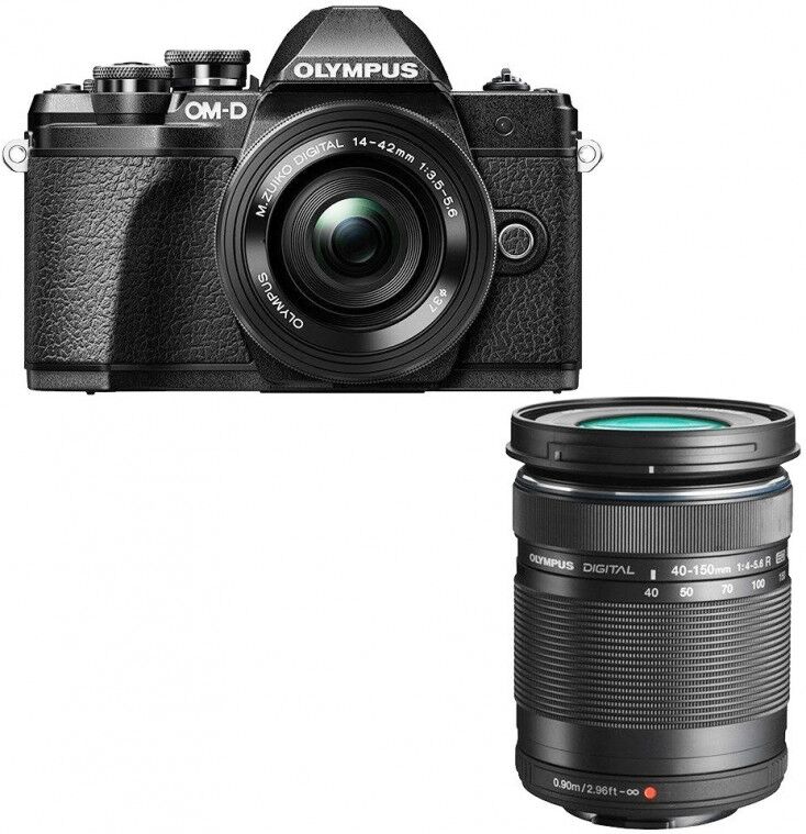Olympus E-m10 Mark Iii Negra Dzk 14-42mm Ez + 40 -150mm Olympus E-m10 Mark Iii Negra Dzk 14-42mm Ez + 40 -150mm
