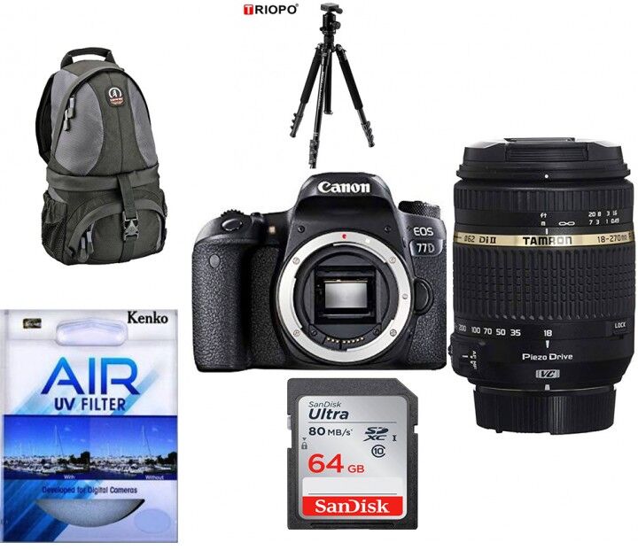 Canon Eos 77d Pack Super Zoom De Ahorro