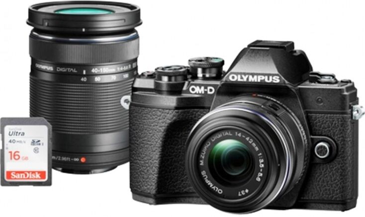 Olympus E-m10 Mark Iii Dzk Iir  (1442 Iir + 40150r) Negra + Funda + 16gb Sd Uhs-i Kit Exclusivo Para Canarias Olympus E-m10 Mark Iii Dzk Iir  (1442 Iir + 40150r) Negra + Funda + 16gb Sd Uhs-i Kit Exclusivo Para Canarias