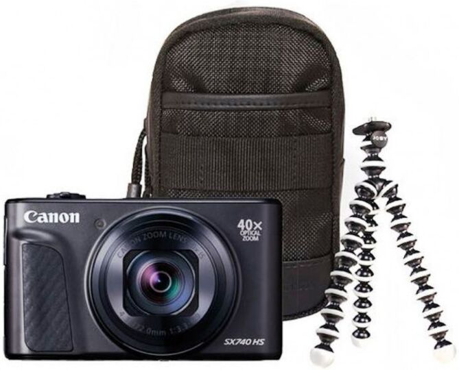 Canon Sx740hs Kit Negra + Funda + Joby Gorillapod Canon Sx740hs Kit Negra + Funda + Joby Gorillapod