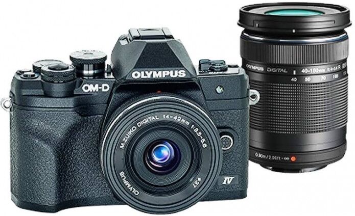 Olympus Om-d E-m10 Mark Iv + 14‑42mm F3.5‑5.6 Y 40‑150mm F4‑5.6 R Pancake Kit - Negro Olympus Om-d E-m10 Mark Iv + 14‑42mm F3.5‑5.6 Y 40‑150mm F4‑5.6 R Pancake Kit - Negro
