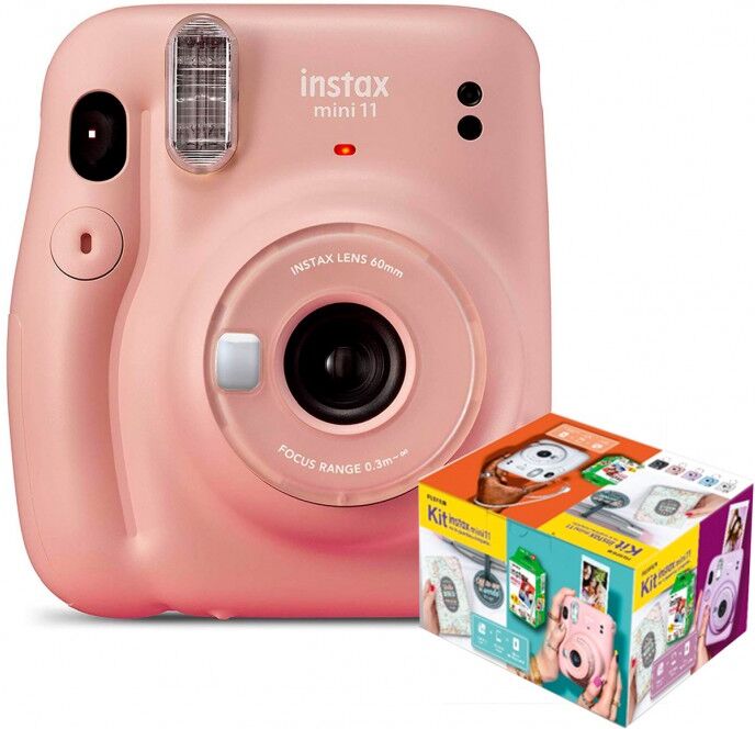 Fujifilm Instax Mini 11 Wonderful Kit Rosa Fujifilm Instax Mini 11 Wonderful Kit Rosa