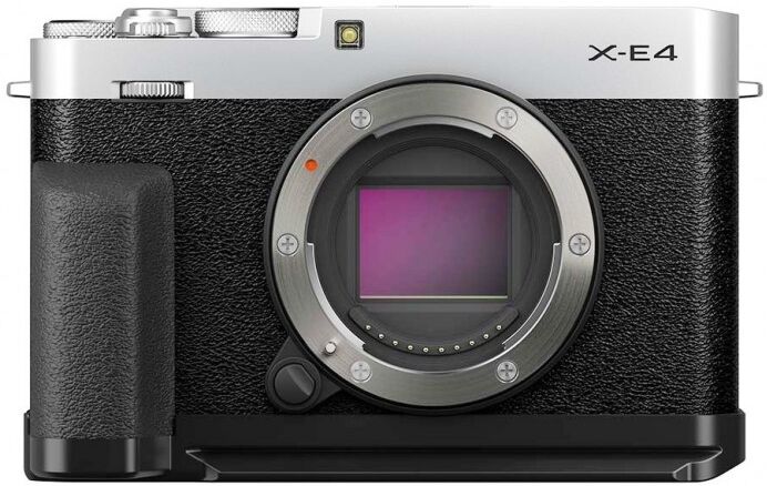 Fujifilm X-e4 Cuerpo Plata + Kit Grip Y Boton Pulgar