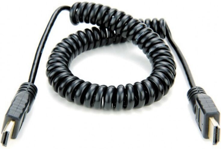Atomos Cable Espiral 50-65cm Full Hdmi A Full Hdmi Atomos Cable Espiral 50-65cm Full Hdmi A Full Hdmi
