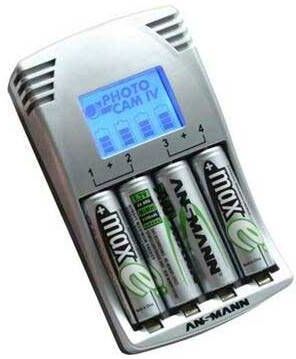Ansmann Cargador Photocam Iv Maxe + 4 Pilas Recargables Aa/2500ma Ansmann Cargador Photocam Iv Maxe + 4 Pilas Recargables Aa/2500ma