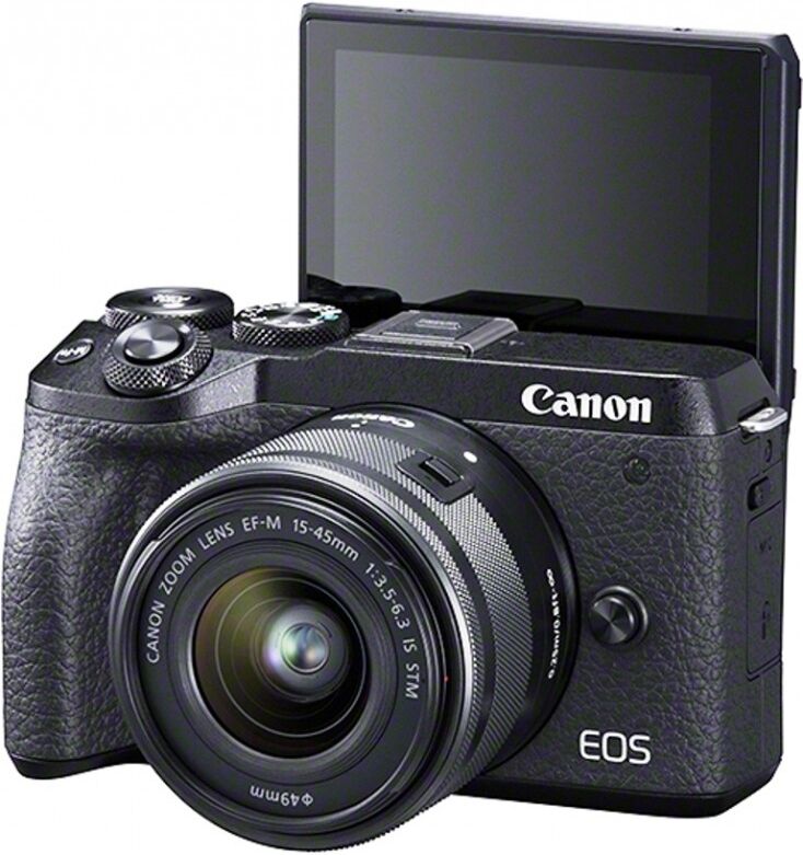 Canon Eos M6 Mkii +ef-m 15-45 Mm F/3,5-6,3 Is Stm+visor Electronico Evf-dc2 Canon Eos M6 Mkii +ef-m 15-45 Mm F/3,5-6,3 Is Stm+visor Electronico Evf-dc2