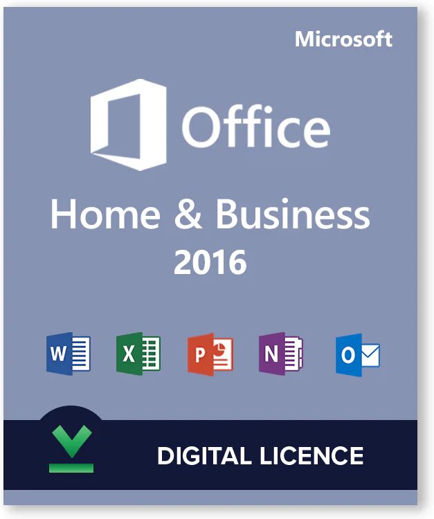 Microsoft Office 2016 Home and Business - Licencia digital - Software para descargar