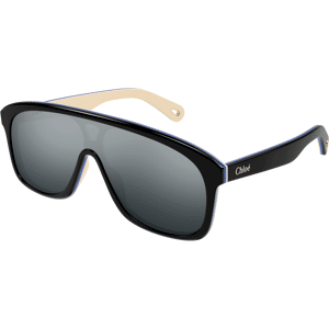 Chloé Chloe Ch 0212s 004 Gafas De Sol Negro   Azul   Marfil