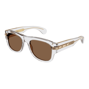Gucci-Gg1517s/s 004 Crystal (brown) 54*19 Gafas De Sol Transparente