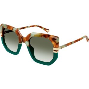 Chloé Chloe-0240s/s 005 Havana (green) 53*23 Gafas De Sol Verde   Havana