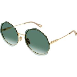 Chloé Chloe-0202s/s 002 Gold(green 61*19 Gafas De Sol Dorado